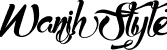 Wanih Style font - wanih-styles.ttf