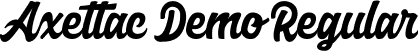 Axettac Demo Regular font - axettac-demo.ttf