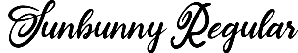 Sunbunny Regular font - Sunbunny.otf