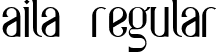 Aila Regular font - aila.ttf