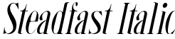 Steadfast Italic font - Steadfast-Ita.otf