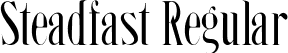 Steadfast Regular font - Steadfast-Reg.ttf