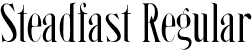 Steadfast Regular font - Steadfast-Reg.otf