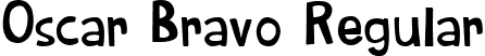 Oscar Bravo Regular font - oscarbravo-regular.ttf