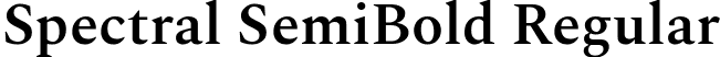 Spectral SemiBold Regular font - spectral-semibold.ttf