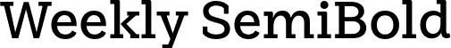 Weekly SemiBold font - los-andes-weekly-semibold.otf