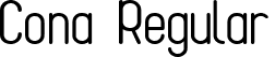 Cona Regular font - cona.ttf