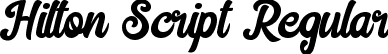 Hilton Script Regular font - hilton-script.otf