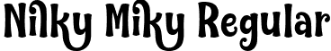 Nilky Miky Regular font - nilky-miky-by-keithzo-7ntypes.otf