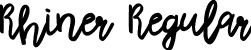 Rhiner Regular font - rhiner.ttf