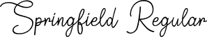 Springfield Regular font - springfield-demo.otf