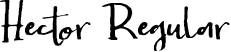 Hector Regular font - hector-demo.ttf