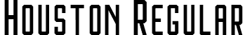 Houston Regular font - houston-regular-demo.ttf