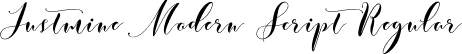 Justmine Modern Script Regular font - justmine-modern-script.ttf