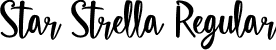 Star Strella Regular font - star-strella.ttf