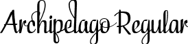 Archipelago Regular font - z-archipelago.ttf