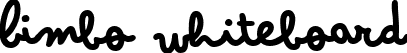 Bimbo Whiteboard font - bimbo-whiteboard-trial.ttf