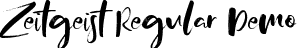 Zeitgeist Regular Demo font - zeitgeist-regulardemo.ttf