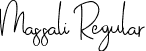 Massali Regular font - massali.ttf