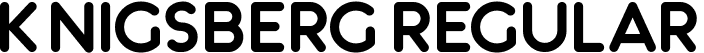 K¹nigsberg Regular font - k--nigsberg-demo.otf