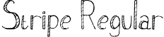 Stripe Regular font - Stripe.ttf