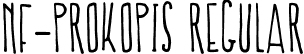 NF-Prokopis Regular font - NF-Prokopis-Regular.otf