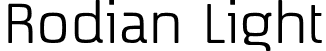 Rodian Light font - Rodian_Light.otf