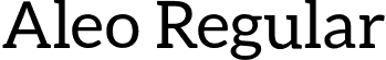 Aleo Regular font - Aleo-Regular.otf