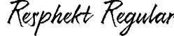 Resphekt Regular font - Resphekt-Regular.otf