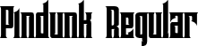 Pindunk Regular font - Pindunk-Regular-Free.ttf