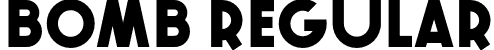 BOMB Regular font - BOMB.otf