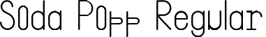 Soda Popp Regular font - Soda Popp - Regular.ttf