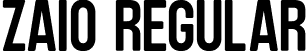 Zaio Regular font - Zaio.otf