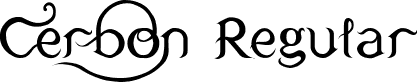 Cerbon Regular font - CERBON FONT.TTF