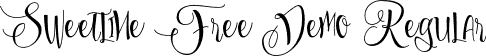 Sweetline Free Demo Regular font - Sweetline Free.otf