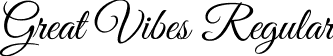 Great Vibes Regular font - GreatVibes-Regular.ttf