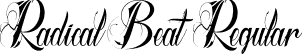 Radical Beat Regular font - Radical Beat.ttf