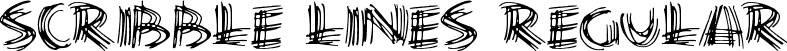 Scribble Lines Regular font - scribble-lines.otf