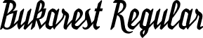 Bukarest Regular font - bukarest.otf