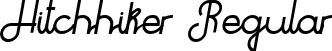 Hitchhiker Regular font - Hitchhiker.ttf