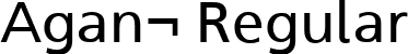 Agan¬ Regular font - agane-55-roman.ttf