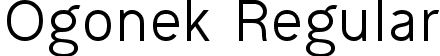 Ogonek Regular font - ogonek-regular.ttf