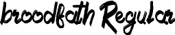 broodfath Regular font - broodmother.ttf