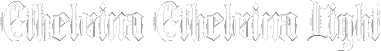 Ethelvina Ethelvina_Light font - ethelvina-light.ttf