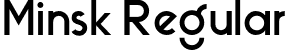 Minsk Regular font - minsk-regular.otf