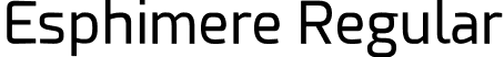 Esphimere Regular font - Esphimere.otf