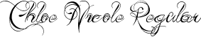 Chloe Nicole Regular font - Kings and Queens.ttf