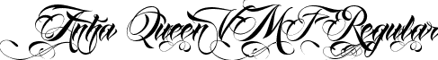 Anha Queen VMF Regular font - Queen Anha Script.ttf