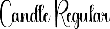 Candle Regular font - Candle.otf