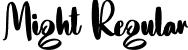 Might Regular font - Might.otf